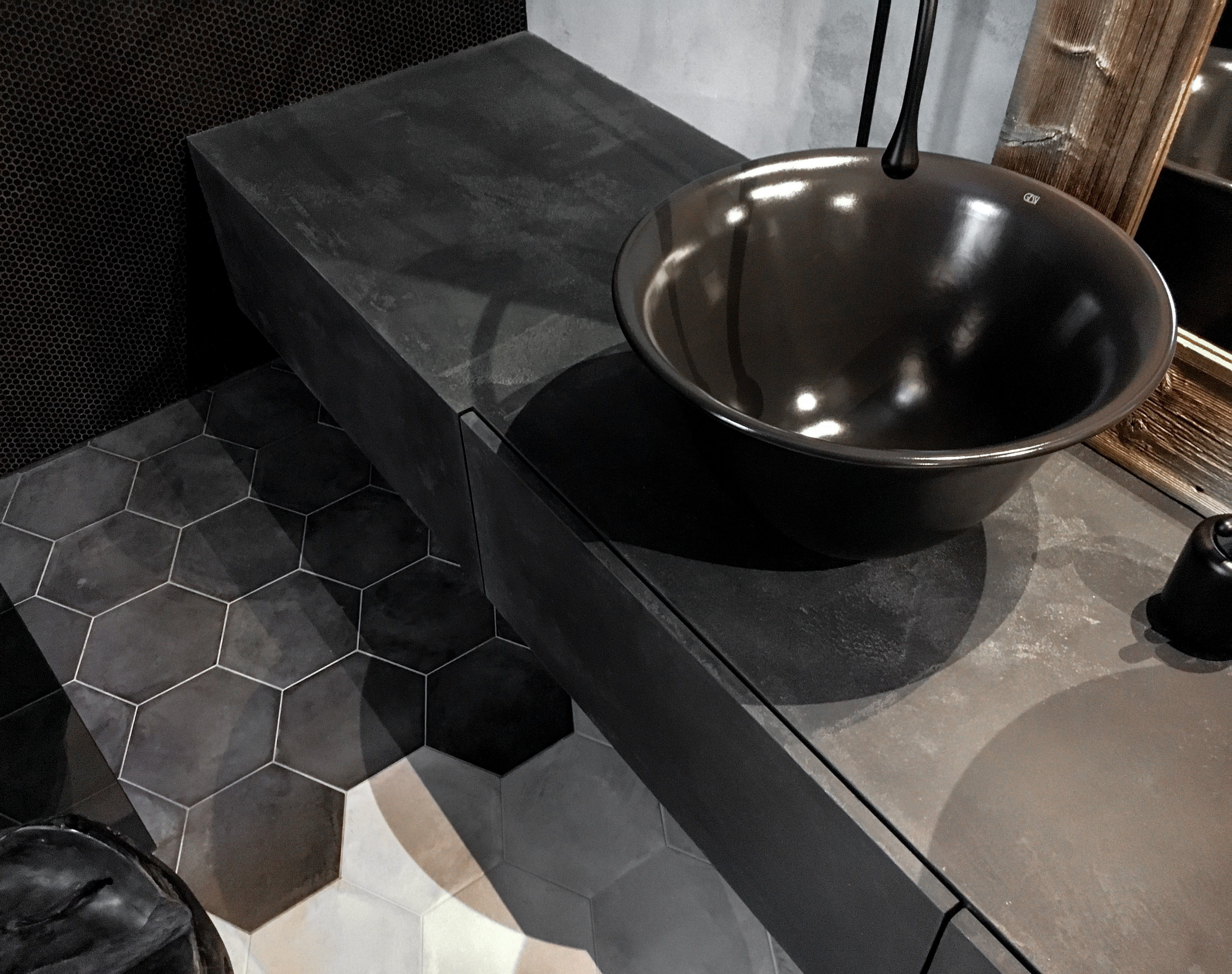 Image - (Gallery) Concrete furniture under the sink