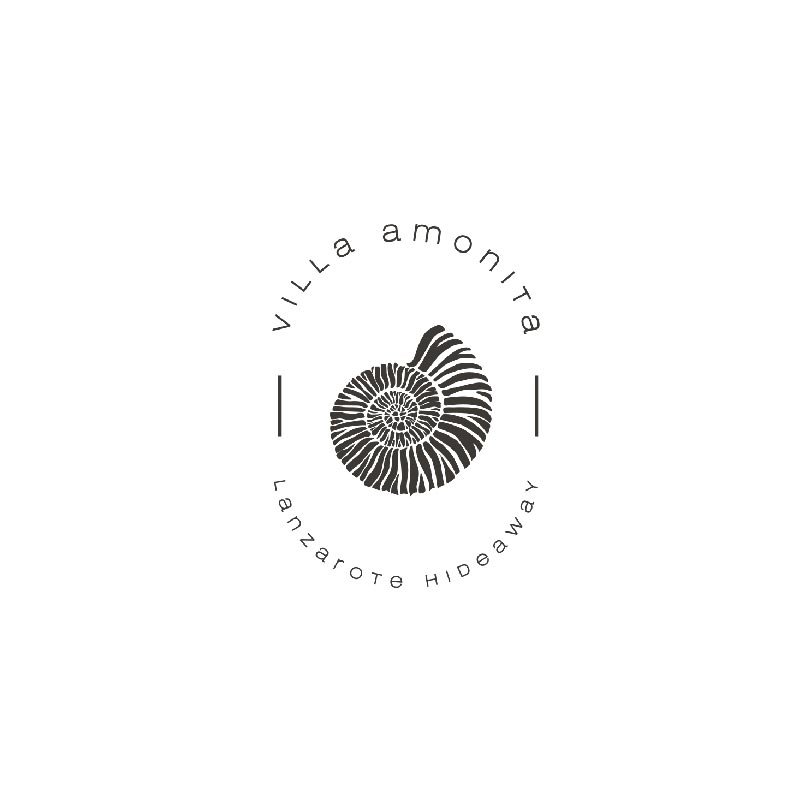 Logo VILA AMANITA na bílém pozadí – studio interiérového designu. OOOOX