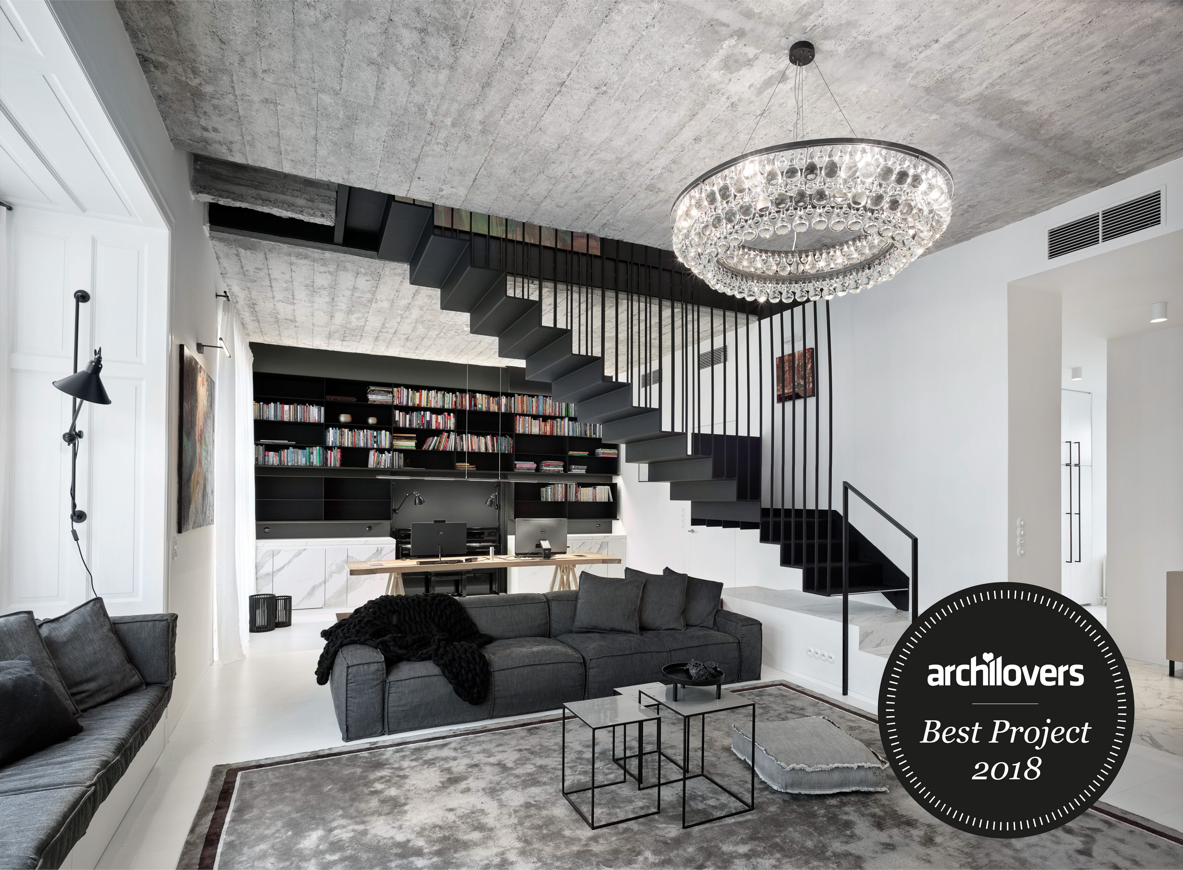 Image - (Gallery) Maisonette in combination of concrete